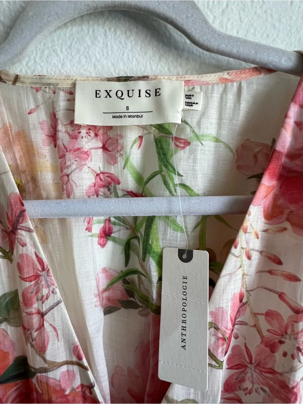 Anthropologie Exquise Tobie Maxi Dress
Color Cream and Pink Size S - Picture 8 of 14